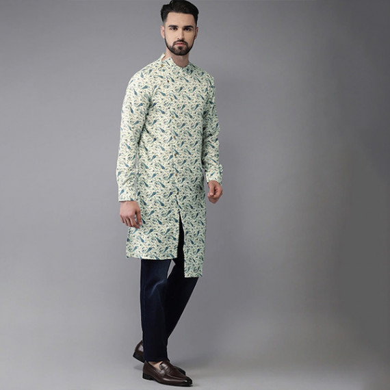 http://43.204.190.18/products/men-sea-green-blue-printed-fusion-straight-kurta