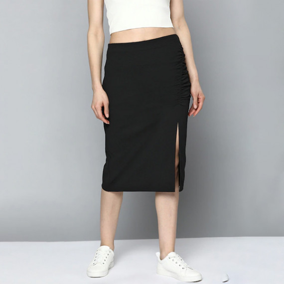 http://43.204.190.18/products/women-black-pure-cotton-solid-ruched-straight-skirt