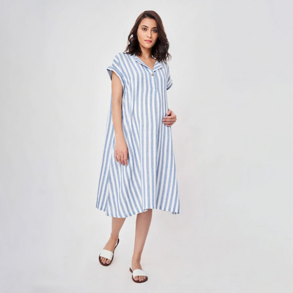 http://43.204.190.18/products/blue-striped-maternity-shirt-midi-dress
