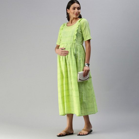 http://43.204.190.18/products/lime-green-woven-design-handloom-maternity-a-line-midi-dress